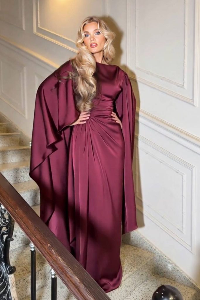 Satin Maxi Dress