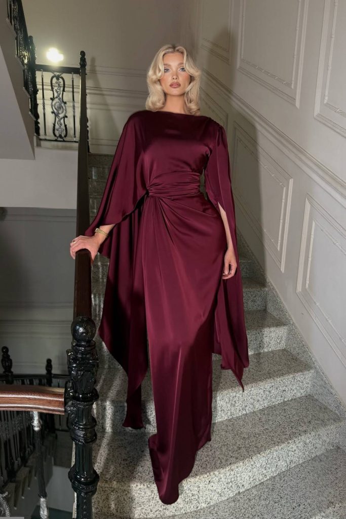 Satin Maxi Dress