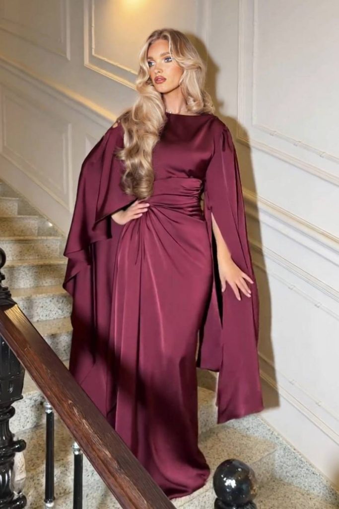 Satin Maxi Dress